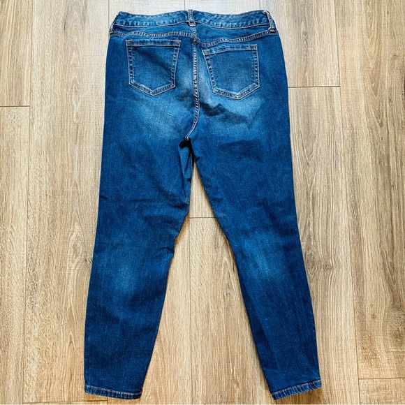 Torrid stretch girlfriend floral tiger high-waist jeans, sz 10 - Picture 8 of 15